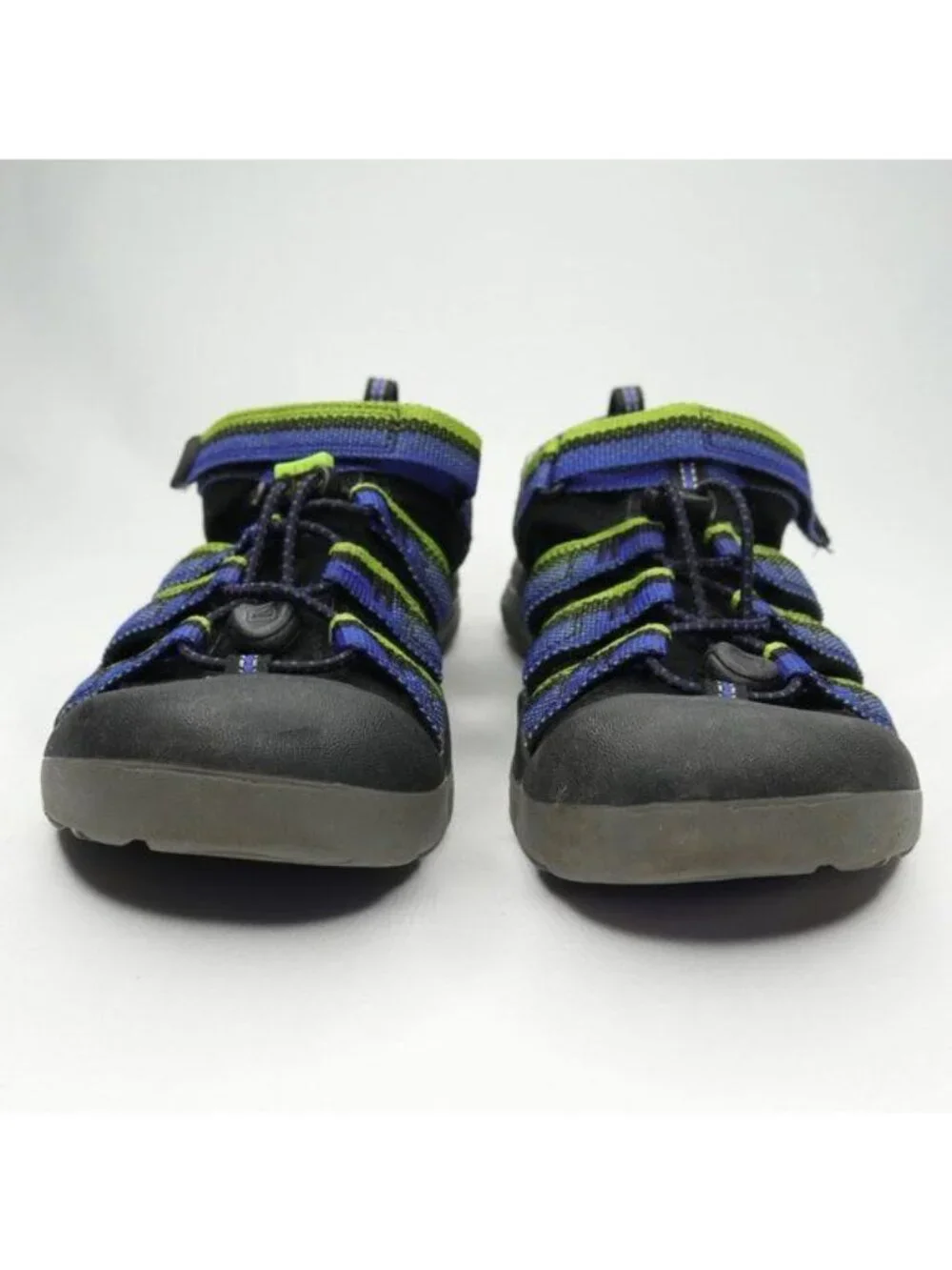 Keen Newport H2 Kids Size 5 Blue Green Slip On Waterproof Fisherman Sandals